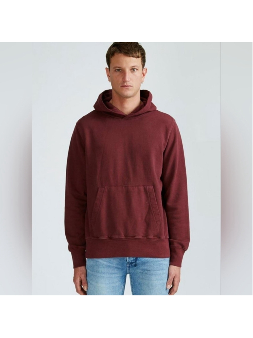 Ksubi The Seeing Lines Hoodie size S in EUC In Red Noir
